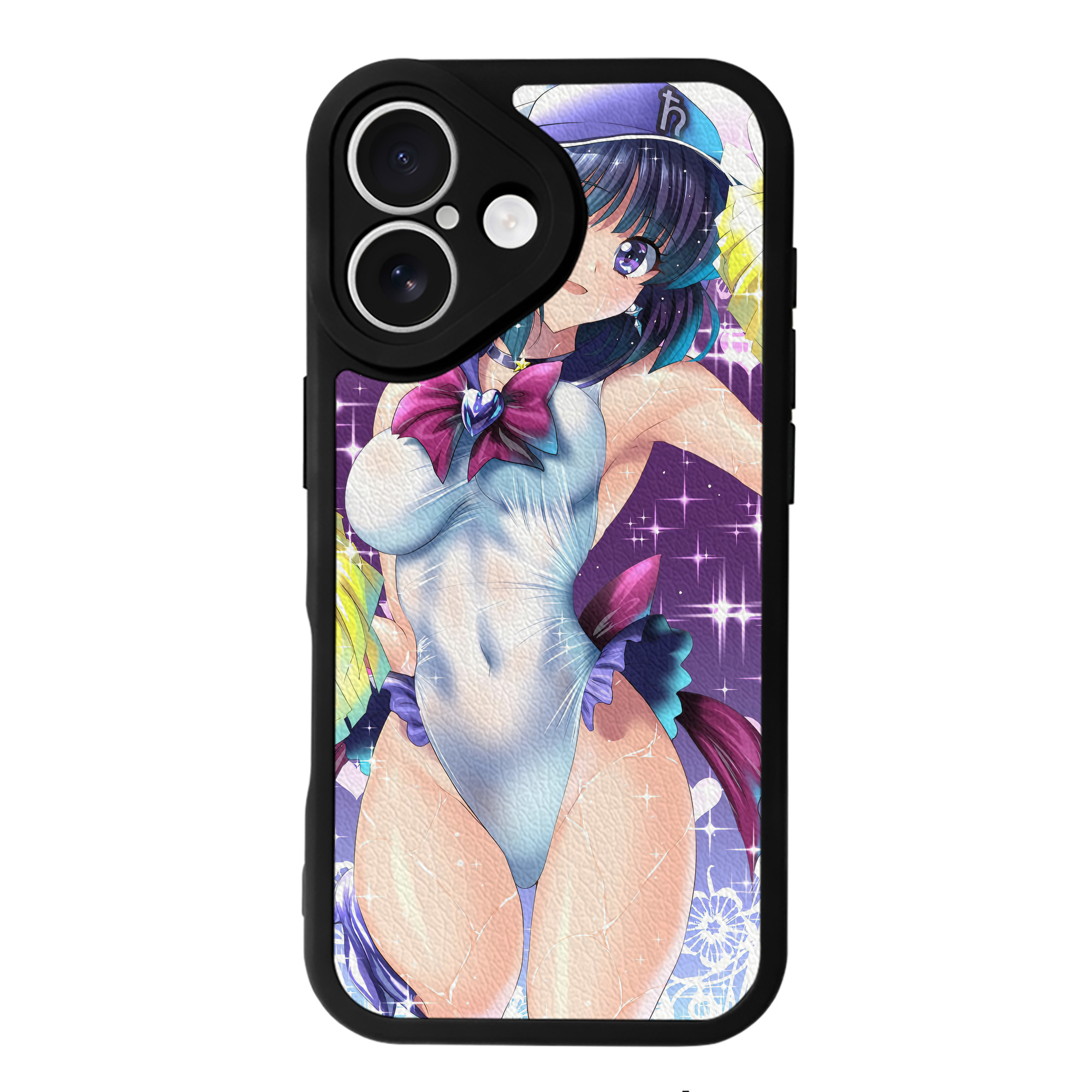 （画像用） 美少女戦士セーラームーン Sailor Moon 【iPhone 16シリーズ対応】シリコンスマホケース（レザー調） 材質：シリコン